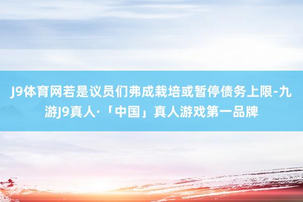J9体育网若是议员们弗成栽培或暂停债务上限-九游J9真人·「中国」真人游戏第一品牌