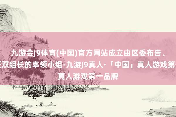 九游会j9体育(中国)官方网站成立由区委布告、区长任双组长的率领小组-九游J9真人·「中国」真人游戏第一品牌