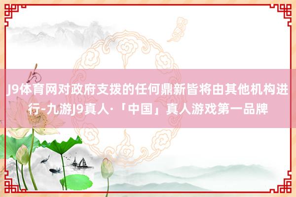 J9体育网对政府支拨的任何鼎新皆将由其他机构进行-九游J9真人·「中国」真人游戏第一品牌
